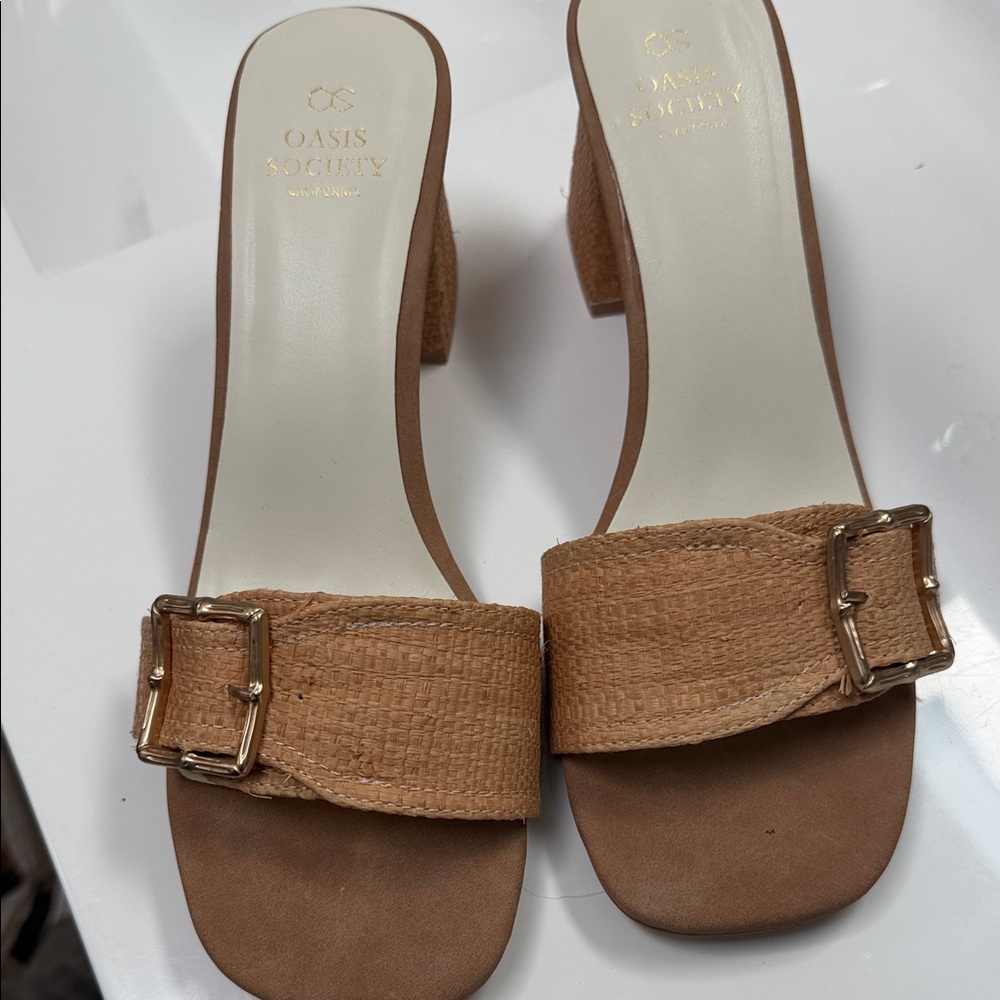 Society Tan Women's Heeled Sandals